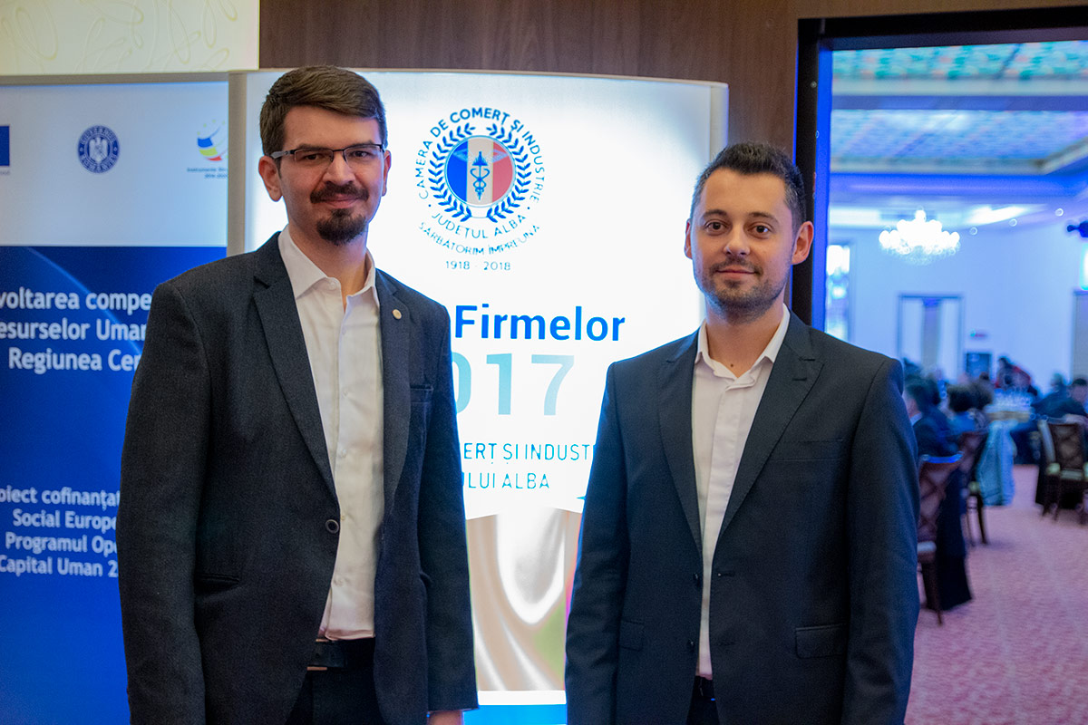 Marius Radu poza HRiFlow premiata la gala topului judetean al firmelor 2017