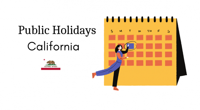 work holidays california
