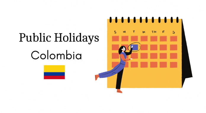 work holidays colombia