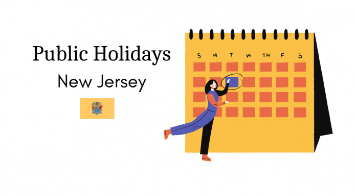 work holidays new jersey