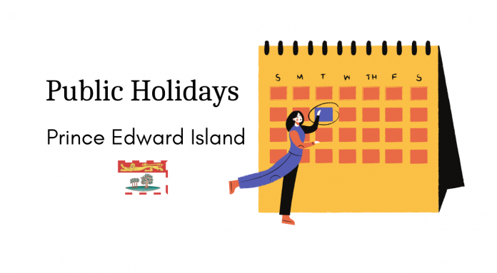 prince edward island public holidays work holidays prince edward island