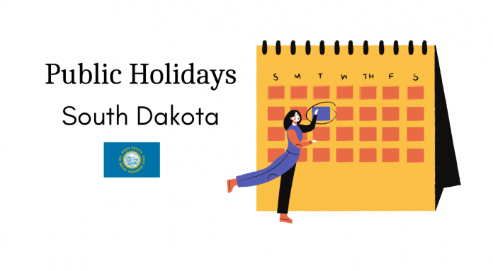 south dakota public holidays work holidays south dakota
