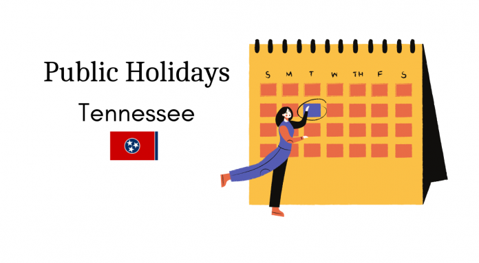 tennessee public holidays work holidays tennessee