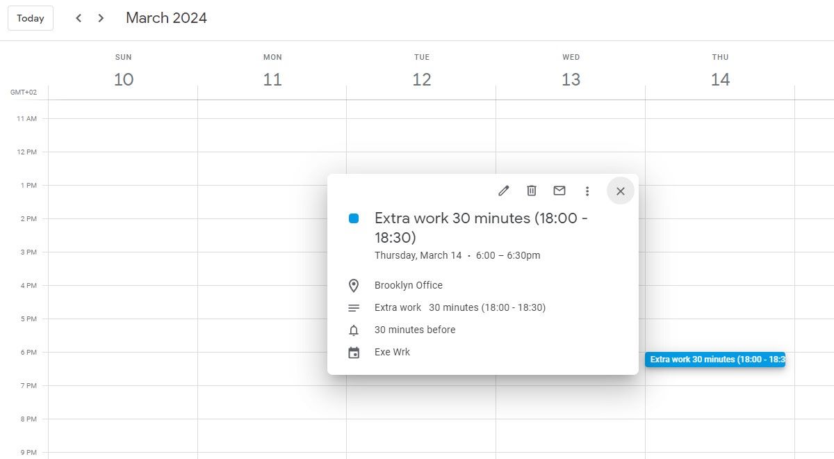 image illustrating the integration of the HRiFlow app with google calendar