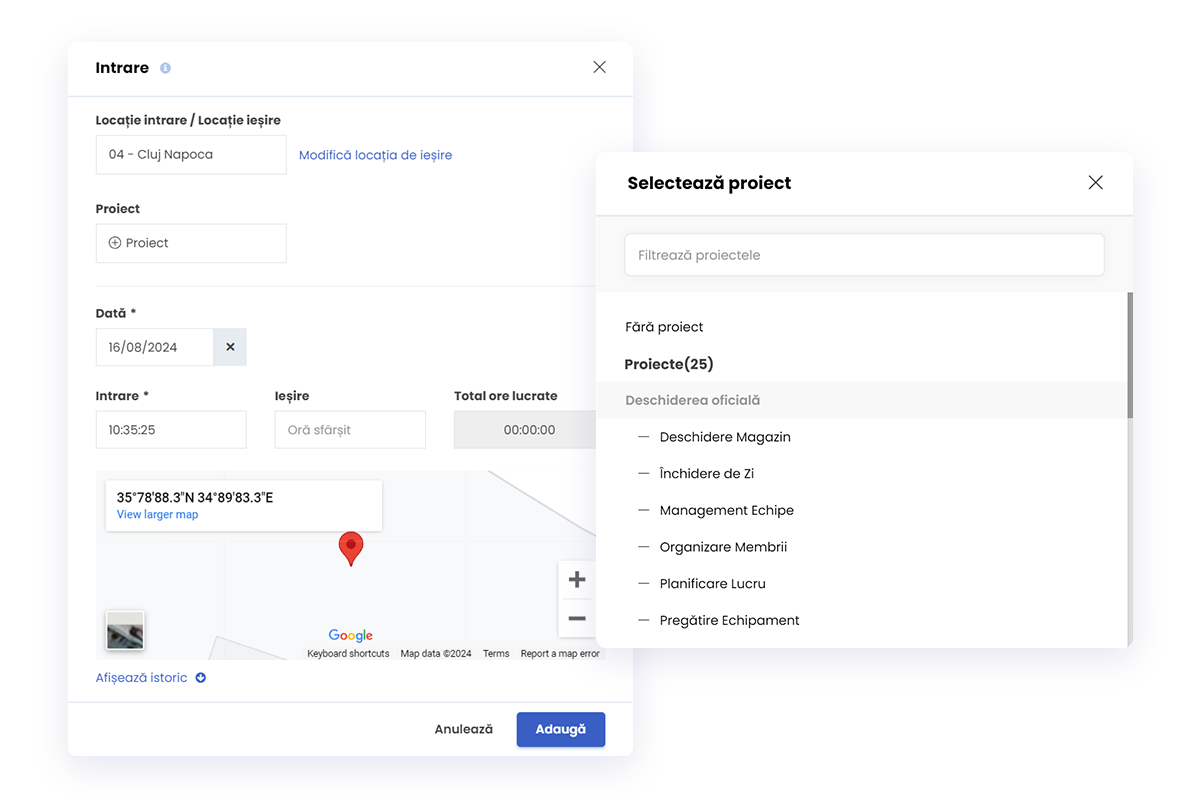 intrare proiecte HRiFlow v3 intrare proiecte HRiFlow v3