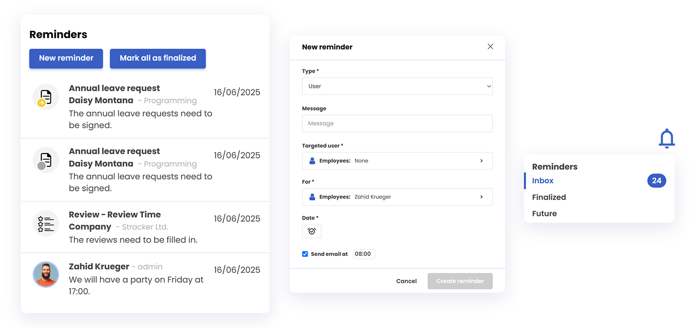 remindere widget dashboard eng remindere widget dashboard eng