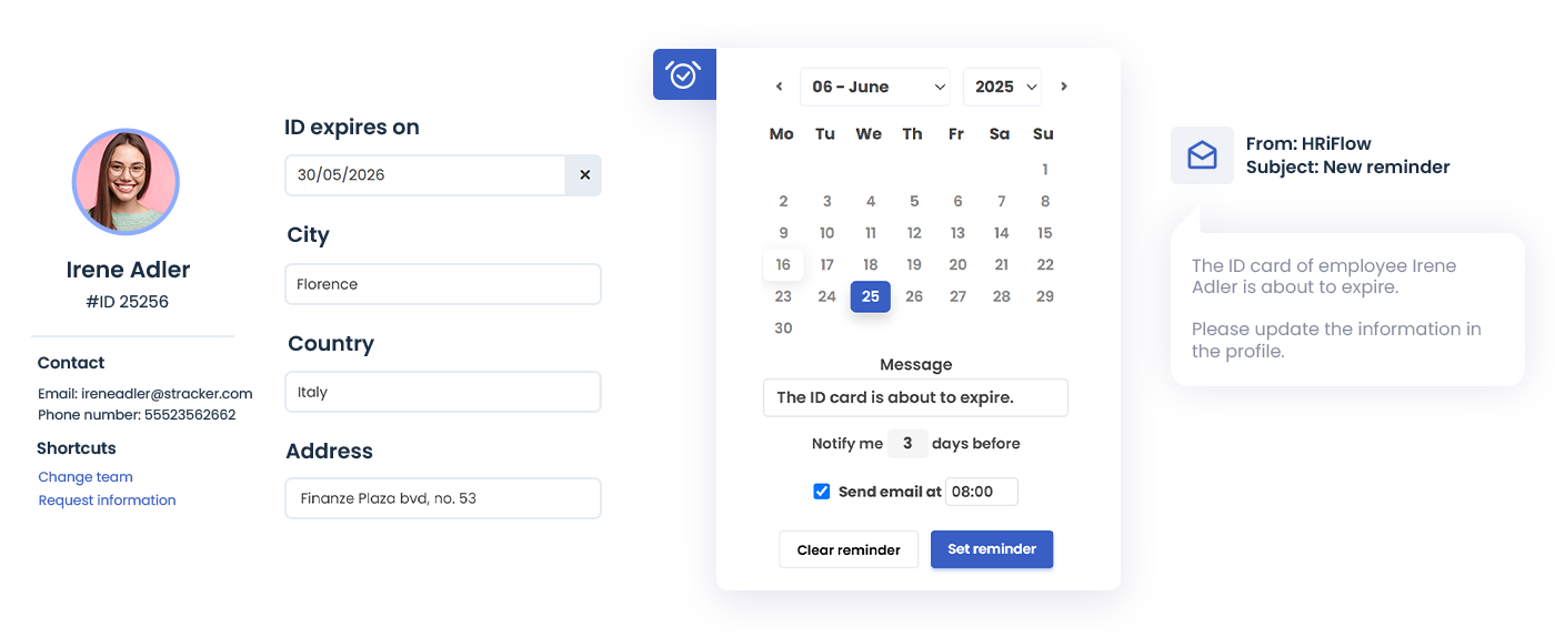 reminder profil angajat cnp eng hriflow iNotify - HRiFlow Reminders