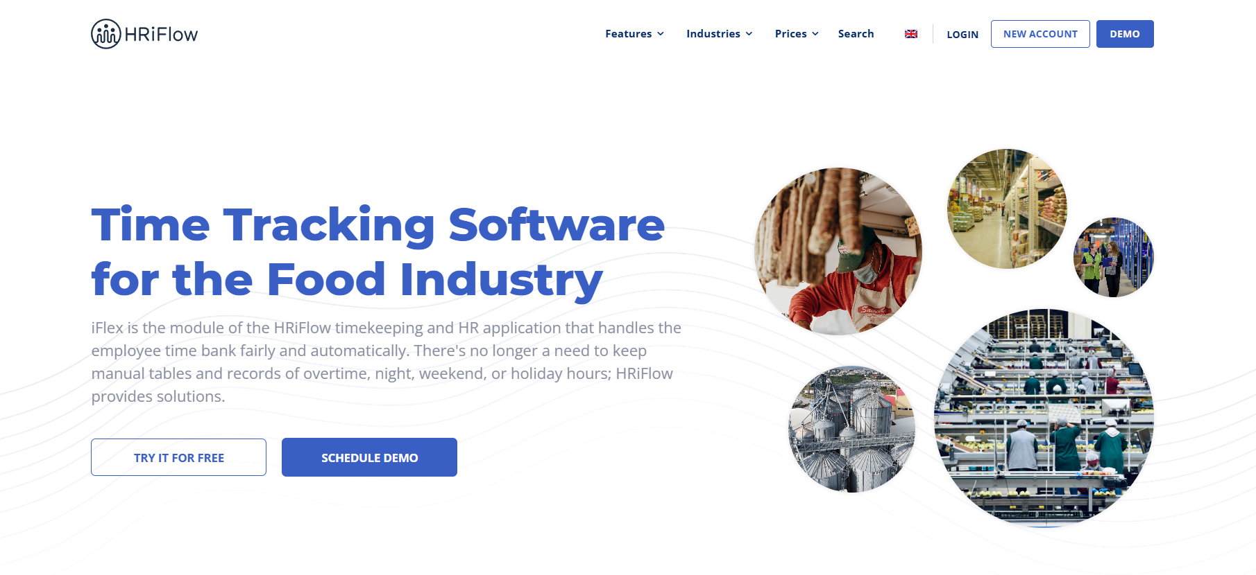 Time Tracking Software for the Food Industry - HRiFlow