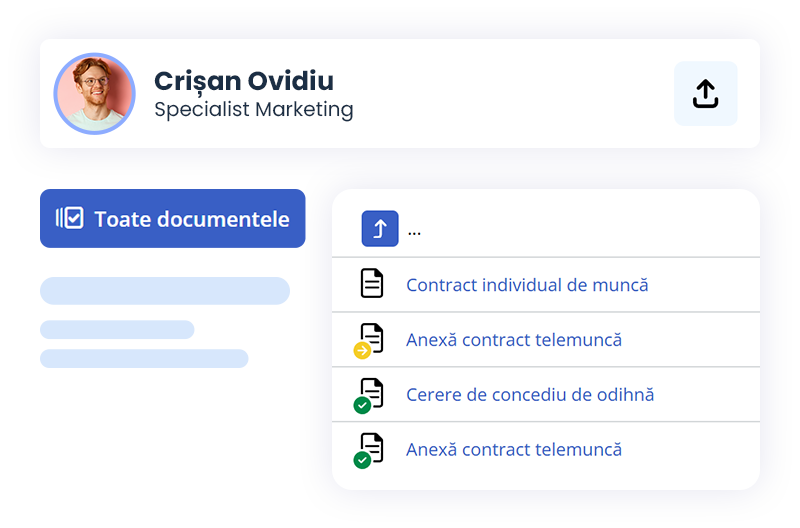 recrutare dosar angajat