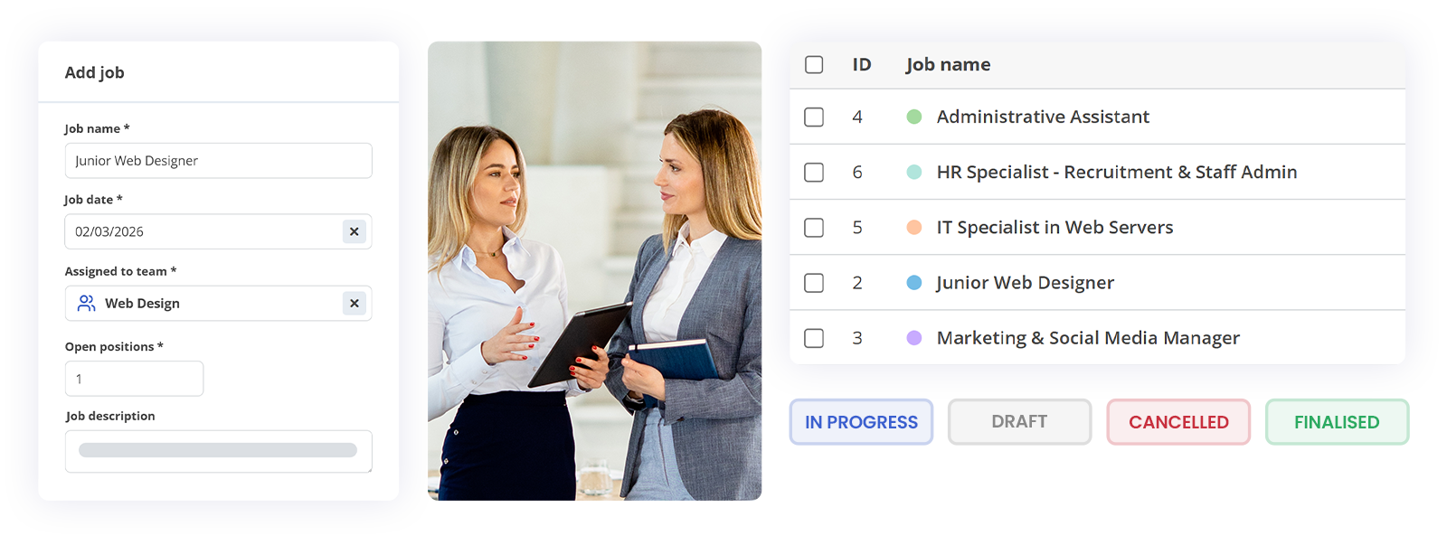 hriflow job recruitment adding job