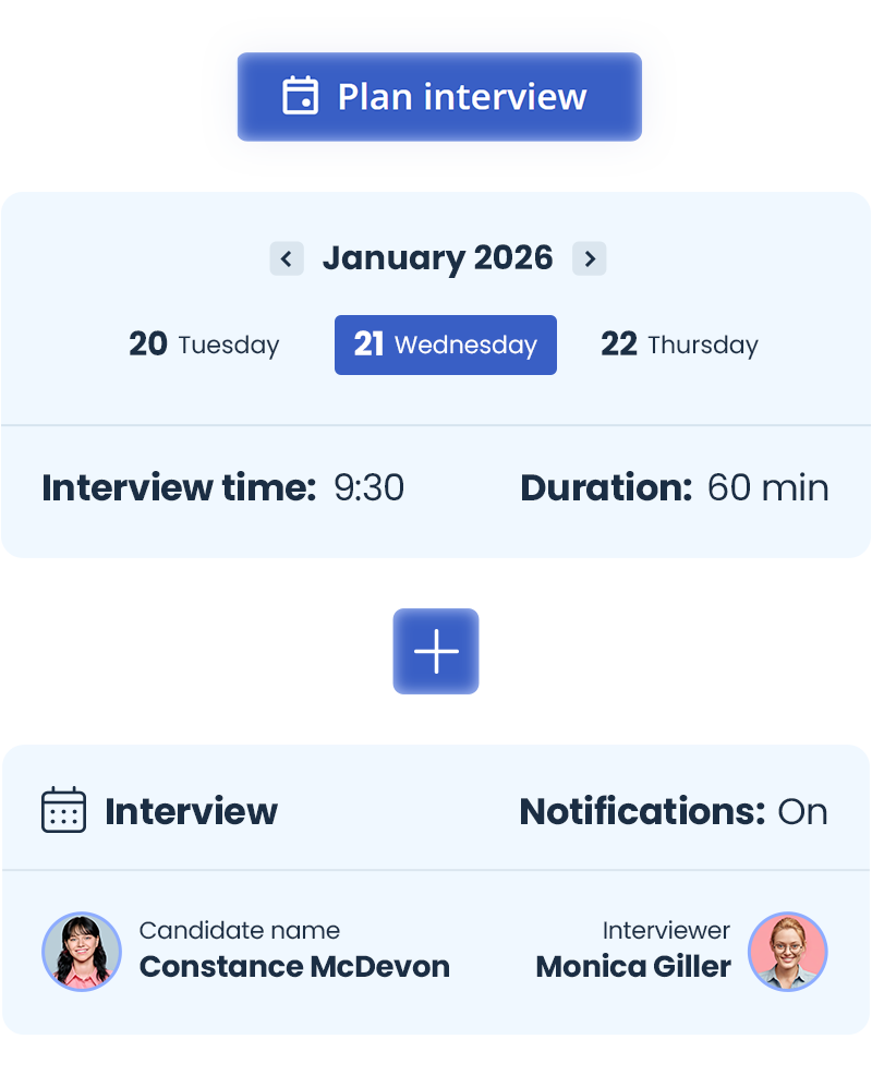 recruitment interview hriflow