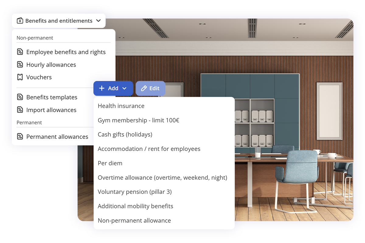 salarizare employee benefits payroll software HRiFlow