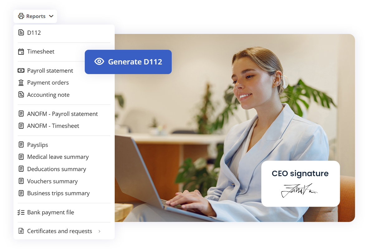 salarizare reports payroll software HRiFlow