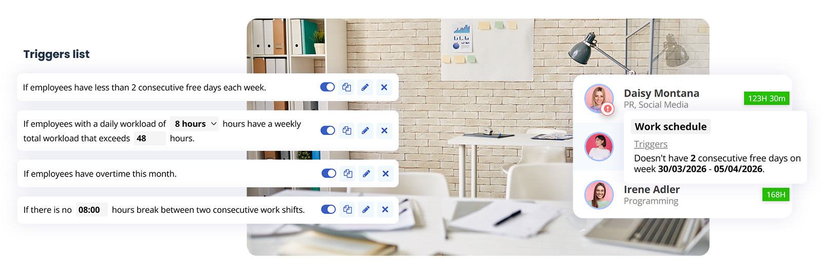 verificari program de lucru eng