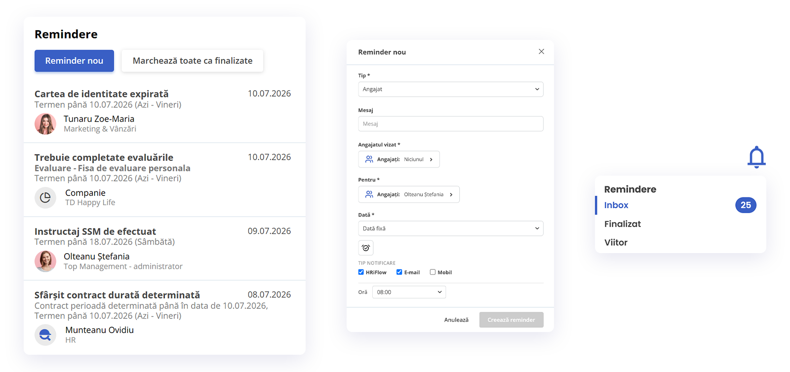 remindere widget dashboard 2026 big