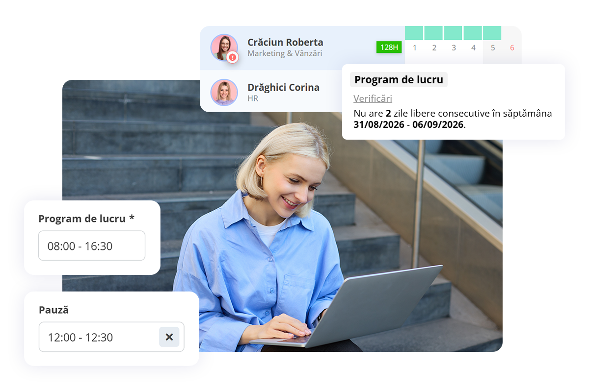 planificare program de lucru hriflow Configurarea programului de lucru în programul de pontaj HRiFlow